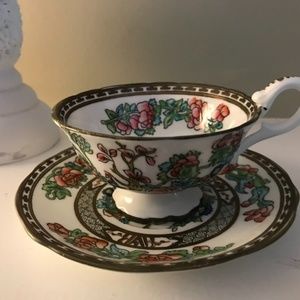 Vintage Coalport Indian Tree teacup and saucer